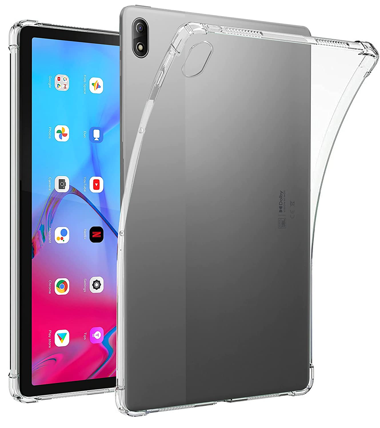 Transparent Flexible Tablet Back Covers | Anti-Shock Jelly Case for iPad, Samsung & Xiaomi