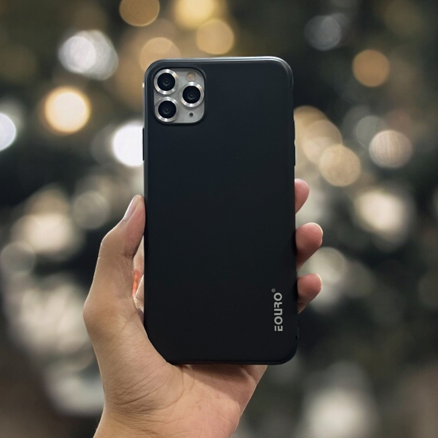 ERO Black Anti Drop Sleek Protective iPhone Back Covers