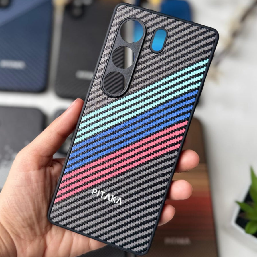 Pitaka Style Back Cover for Samsung | 8 Premium Designs | Slim, Protective Case with Strong Grip