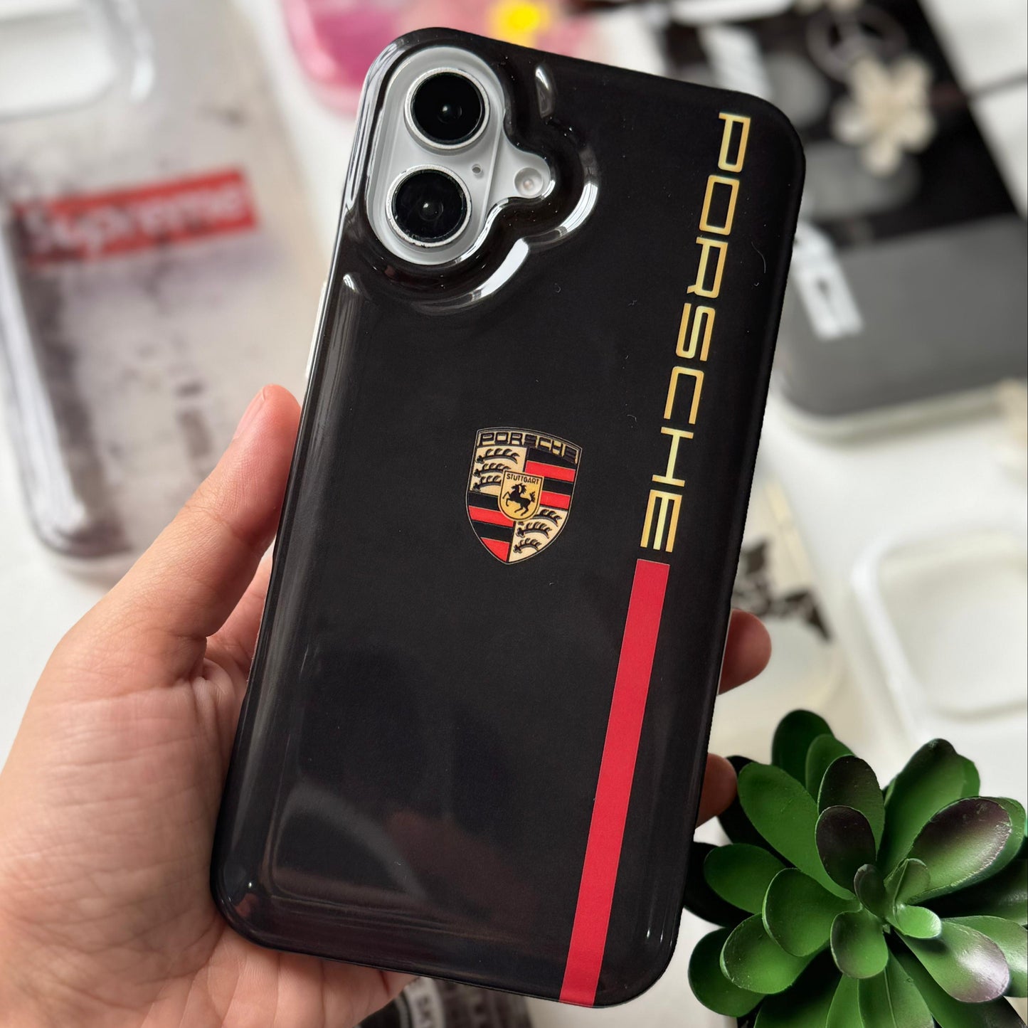 IMD Printed Racing Style iPhone Back Cover | Glossy Finish | Premium Designs