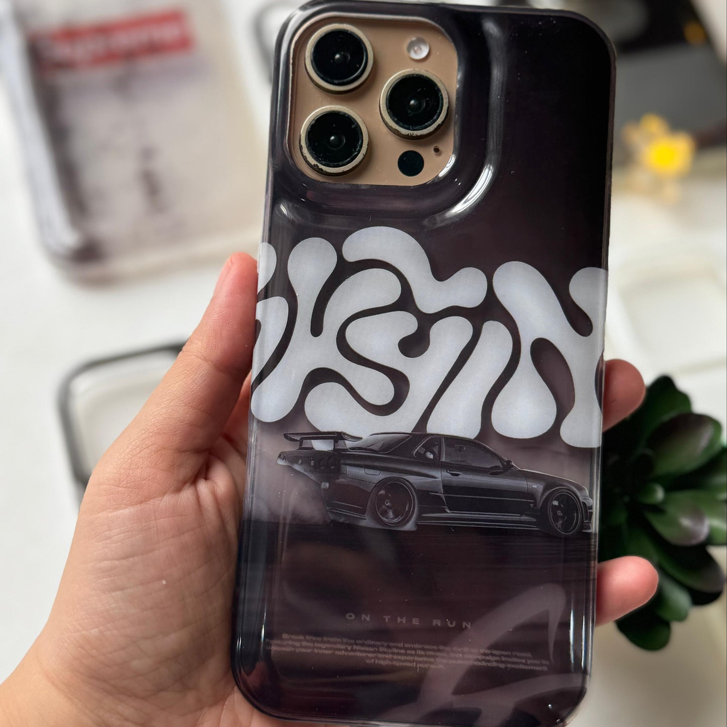 IMD Printed Racing Style iPhone Back Cover | Glossy Finish | Premium Designs