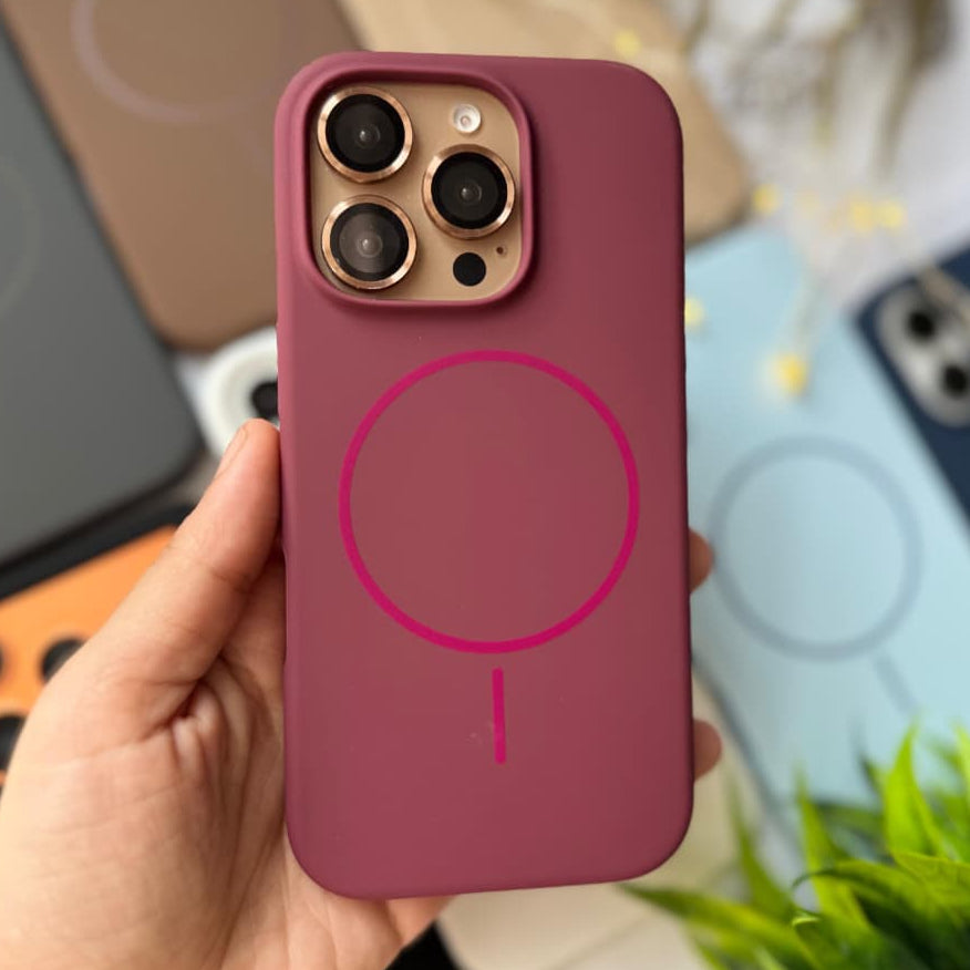 Silicone MagSafe Case | Slim Protective Back Cover for iPhone & Samsung