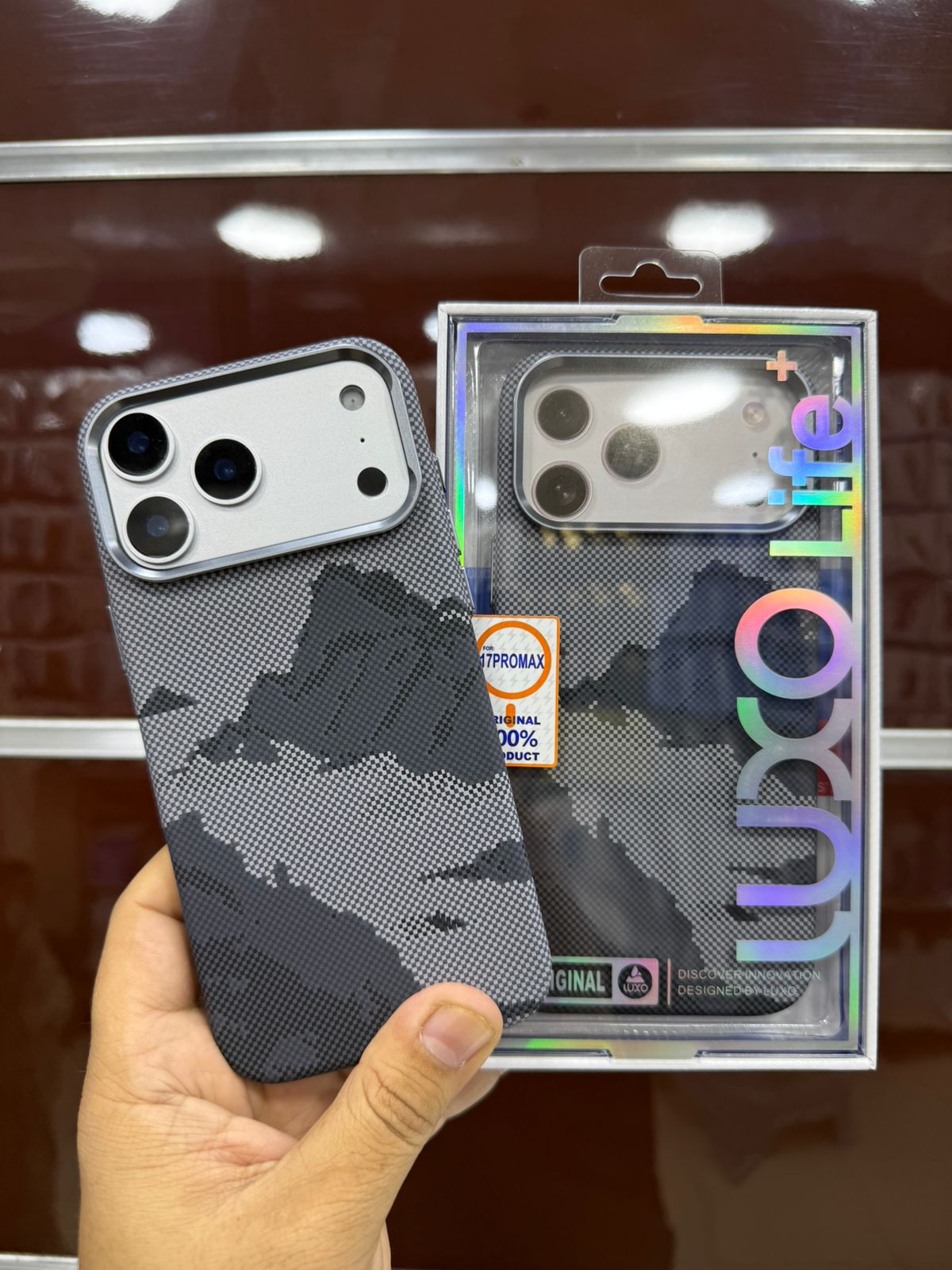 LUXO Fabric Grip Case | For iPhone 17 Pro Max | (DS-ST)