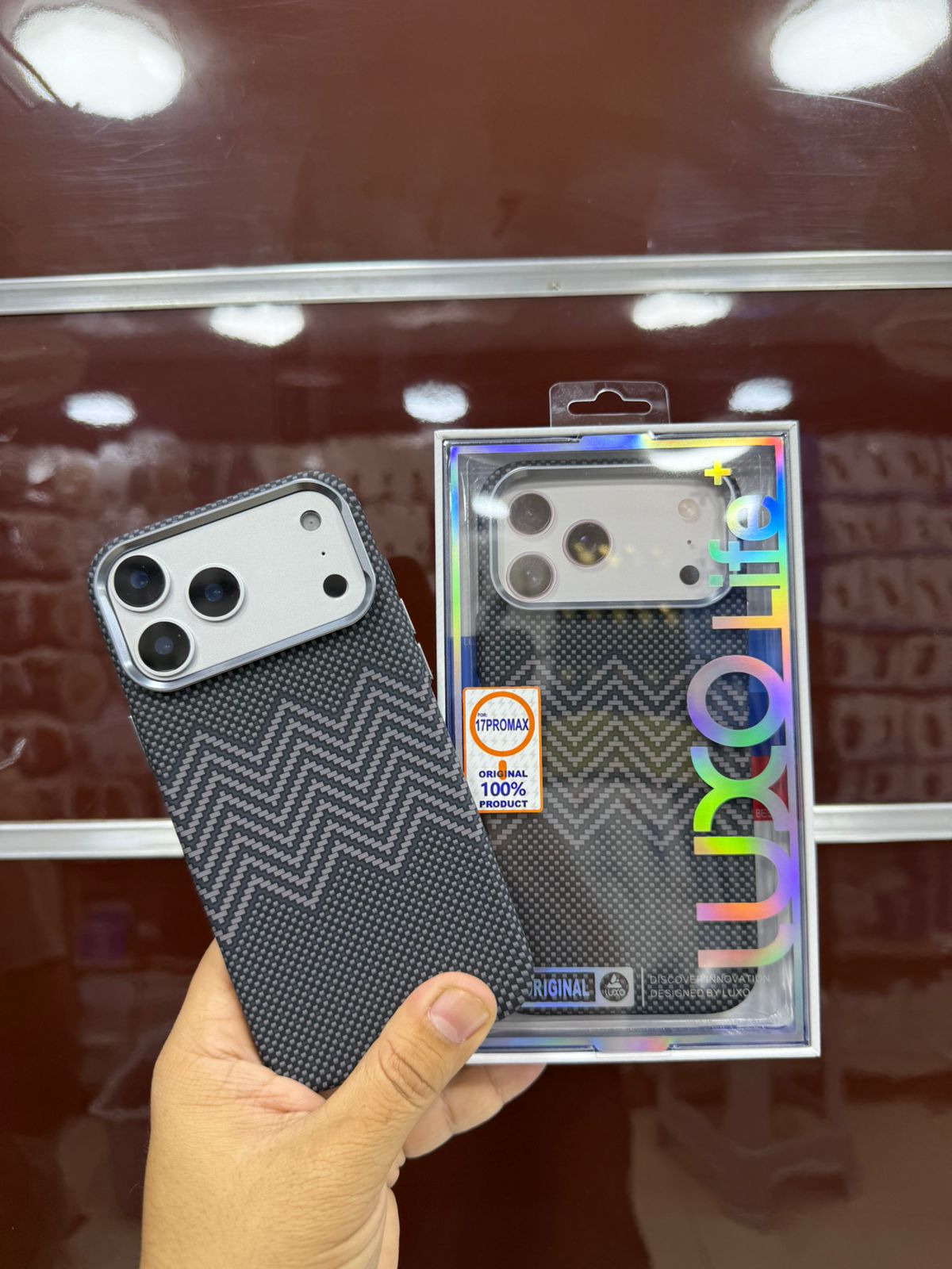 LUXO Fabric Grip Case | For iPhone 17 Pro Max | (DS-ST)