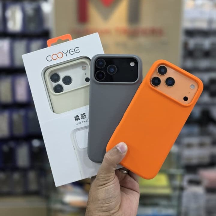 Soft Feel Silicone Case for iPhone 17 Pro Max Smooth Shockproof