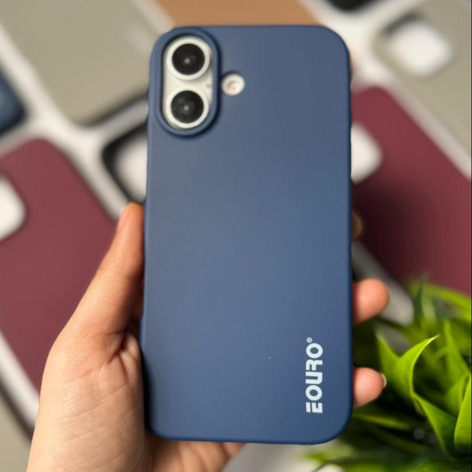 Matte Blue Back Cover | Slim, Sleek & Strong Grip | iPhone, Samsung, Google Pixel, One Plus, Oppo, Tecno, Mi, Infinix & Vivo