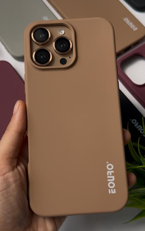 Matte Brown Back Cover | Slim, Sleek & Strong Grip | iPhone, Samsung, Google Pixel, One Plus, Oppo, Tecno, Mi, Infinix & Vivo