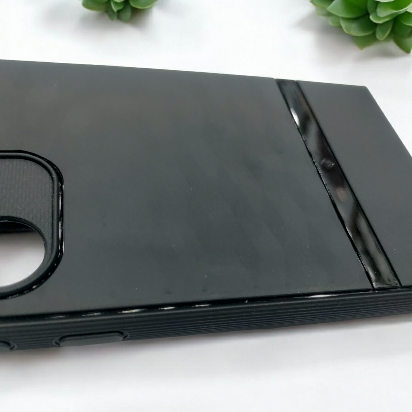 CSLOGY Black Back Cover for Samsung S24 Ultra (DS-ST)