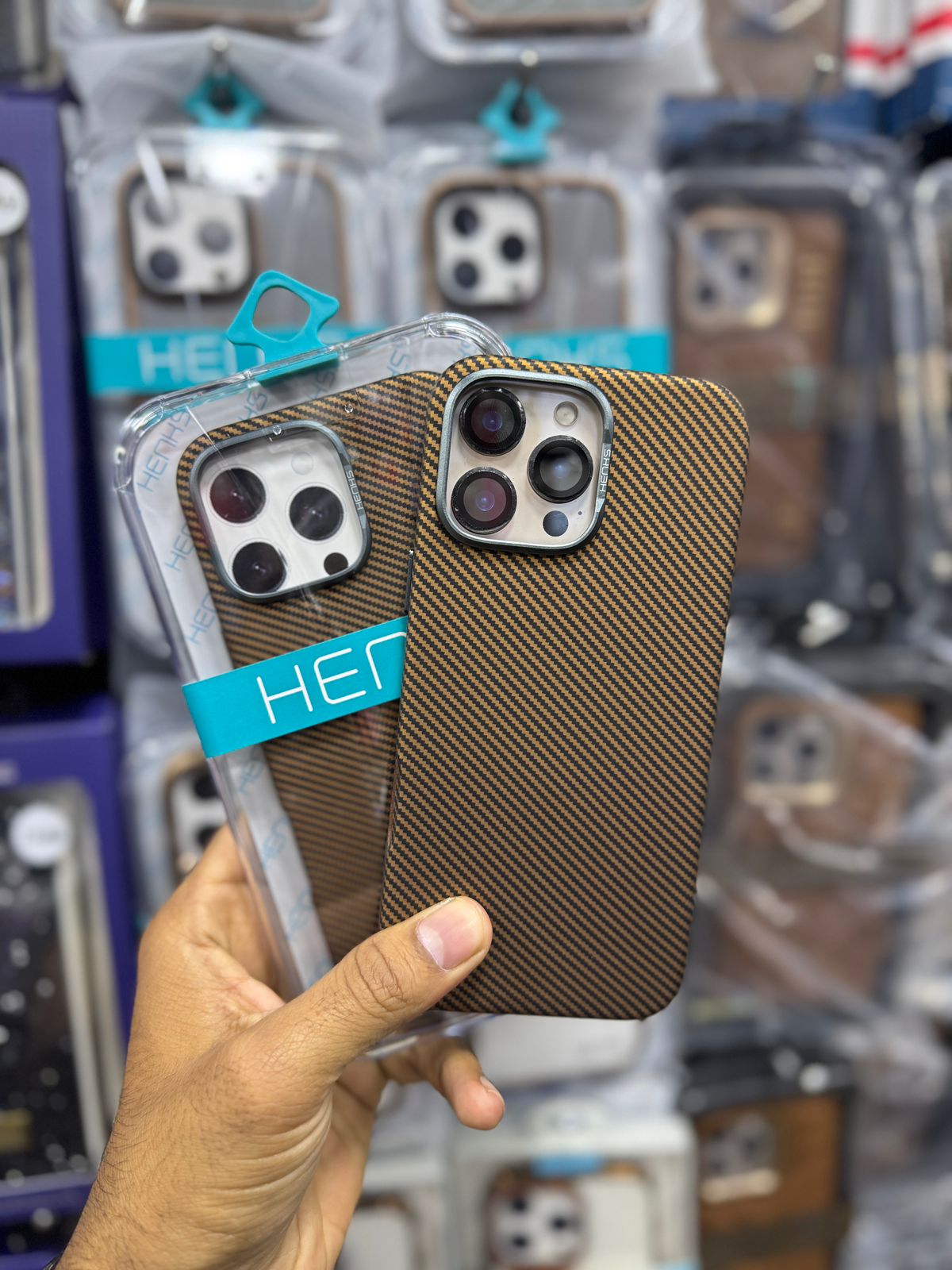 iPhone 16 Pro Max HNKS Pattern Desert Titanium Premium Quality Case (DS-MT) iPhone 16 Pro Max HNKS Pattern Desert Titanium Premium Quality Case (DS-MT)