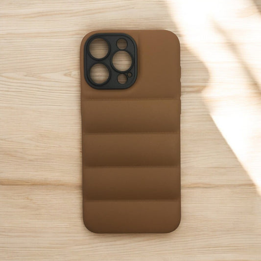 iPhone 13 Puffer DESERT TITANIUM  Ultra Protective Case With Camera Protection (A3-DS)
