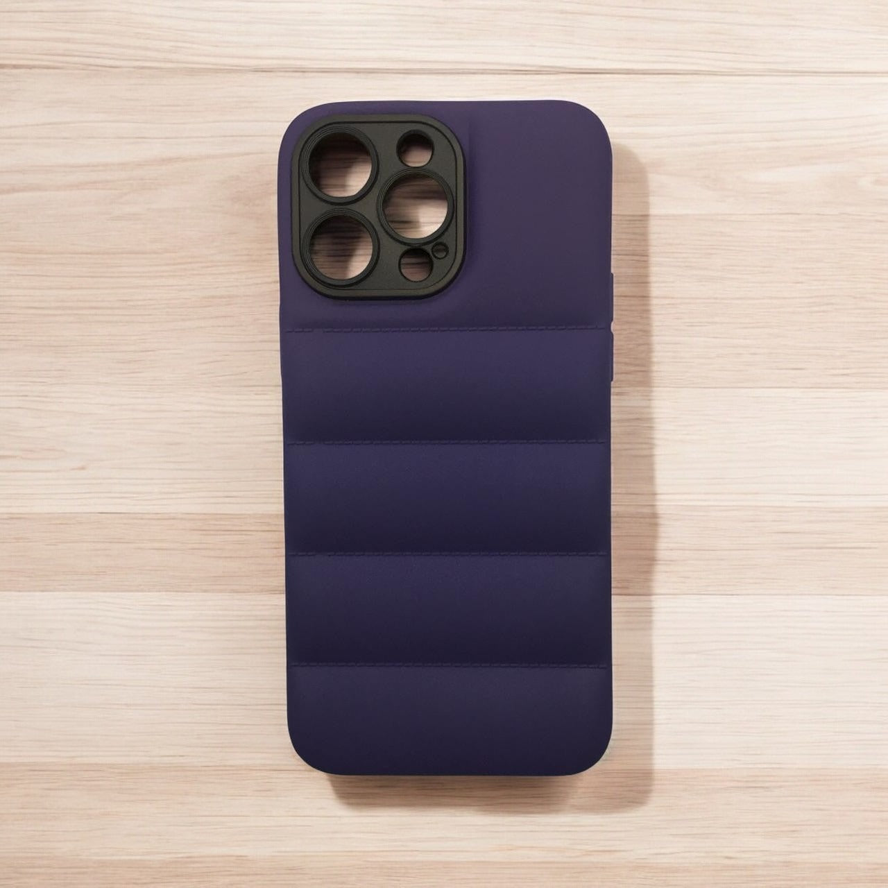 iPhone 13 Puffer DEEP PURPLE Ultra Protective Case With Camera Protection (A3-DS)