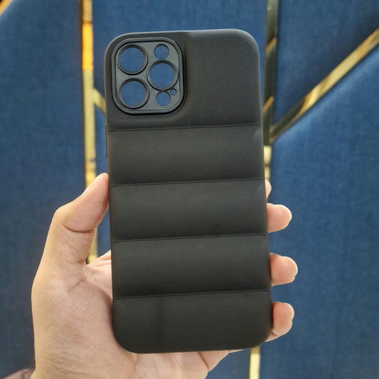 iPhone 13 Puffer BLACK Ultra Protective Case With Camera Protection (A3-DS)