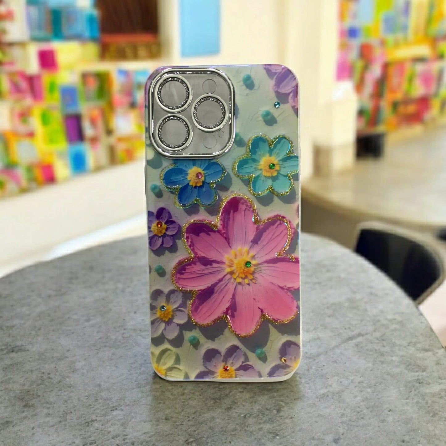iPhone 11 Pro Max (Pink Flower) Floral Blushing Cases (DS-UG)
