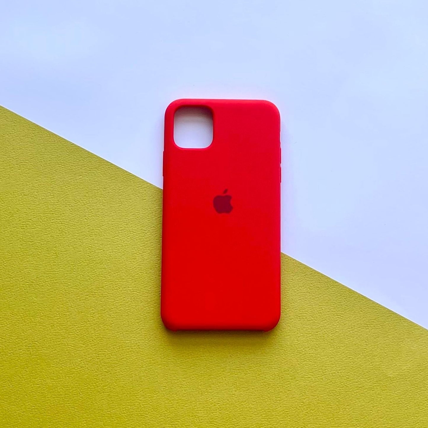 Liquid Silicon Blood Red iPhone Back Cover (NO #2)