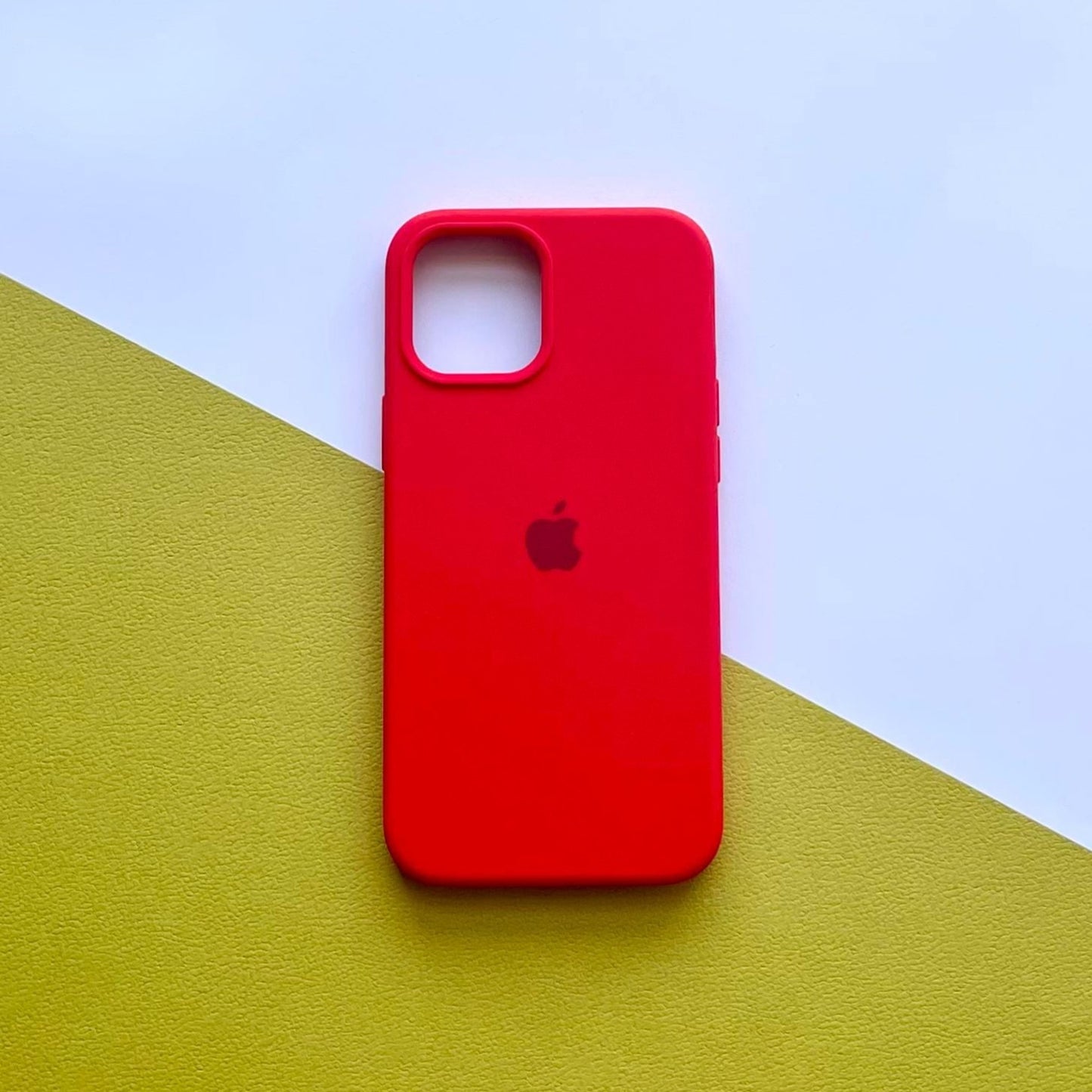 Liquid Silicon Blood Red iPhone Back Cover (NO #2)