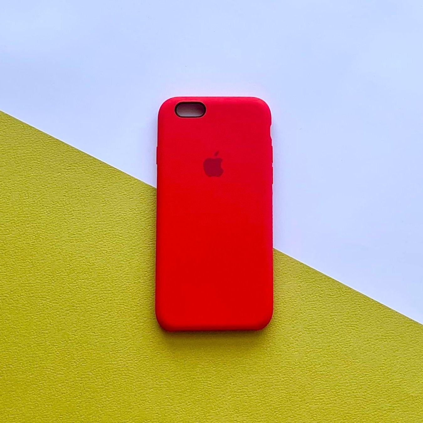 Liquid Silicon Blood Red iPhone Back Cover (NO #2)