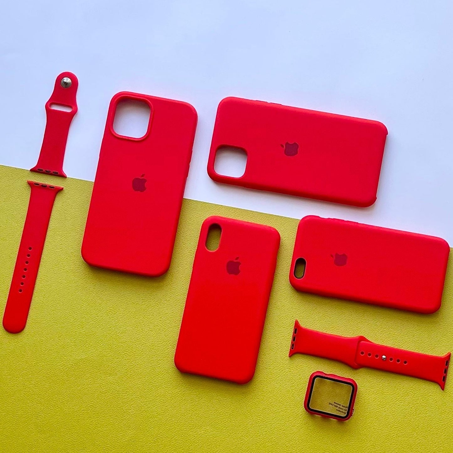 Liquid Silicon Blood Red iPhone Back Cover (NO #2)