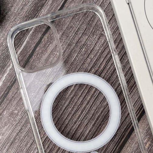 MagSafe Clear Jelly Case for iPhone | Shockproof Transparent Back Cover