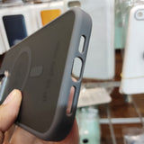 OLYC Translucent Black Magsafe Back Cover (iPhone 15 Series)