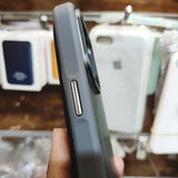 OLYC Translucent Black Magsafe Back Cover (iPhone 15 Series)