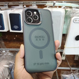 OLYC Translucent Black Magsafe Back Cover (iPhone 15 Series)