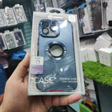ERO Magsafe Premium Sheild Blue Titanium for iPhone 15 Pro Max