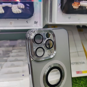 ERO Magsafe Premium Sheild Natural Titanium for iPhone 15 Pro Max
