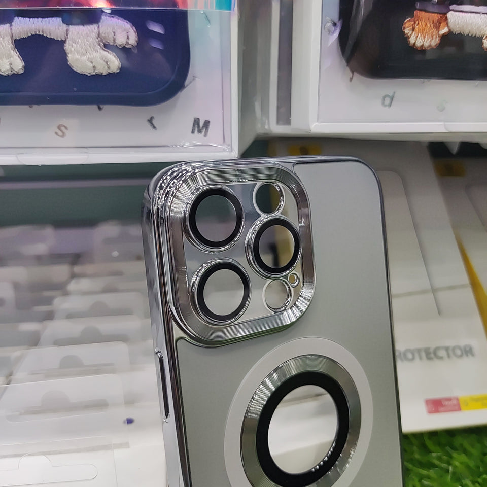 ERO Magsafe Premium Sheild Natural Titanium for iPhone 15 Pro Max