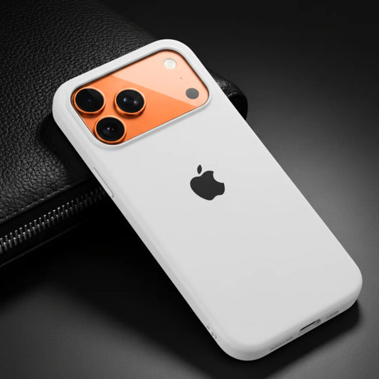 White Liquid Silicon iPhone Back Covers (No. #44)