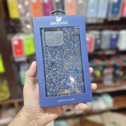 Blue Titanium ✪ SWAROVSKI for iPhone 15 Pro Max