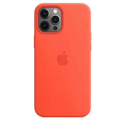 Orange Liquid Silicon iPhone Back Covers (No. #3)