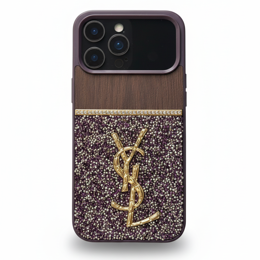 Luxe Sparkle Emblem Case | iPhone 17 Series