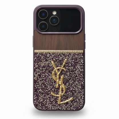 Luxe Sparkle Emblem Case | iPhone 17 Series