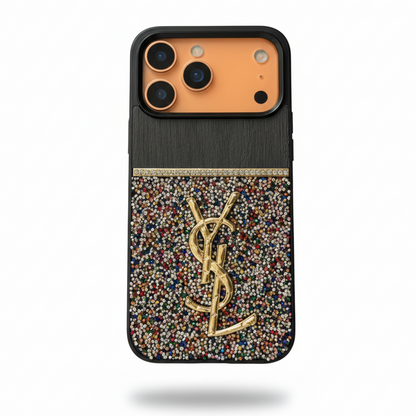 Luxe Sparkle Emblem Case | iPhone 17 Series