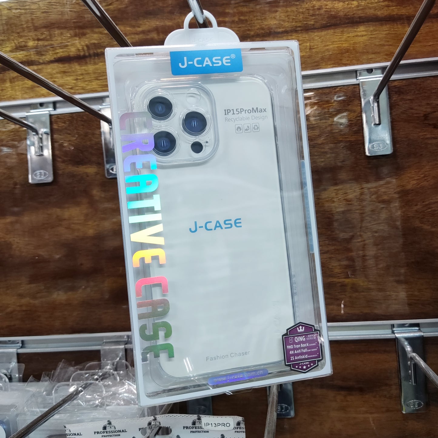 J-Case HD Transparent Back Cover (iPhone 15 Series)