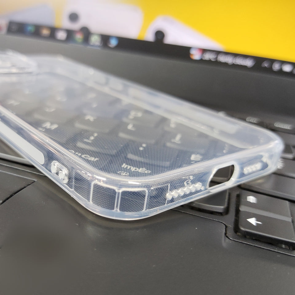 J-Case HD Transparent Back Cover (iPhone 15 Series)