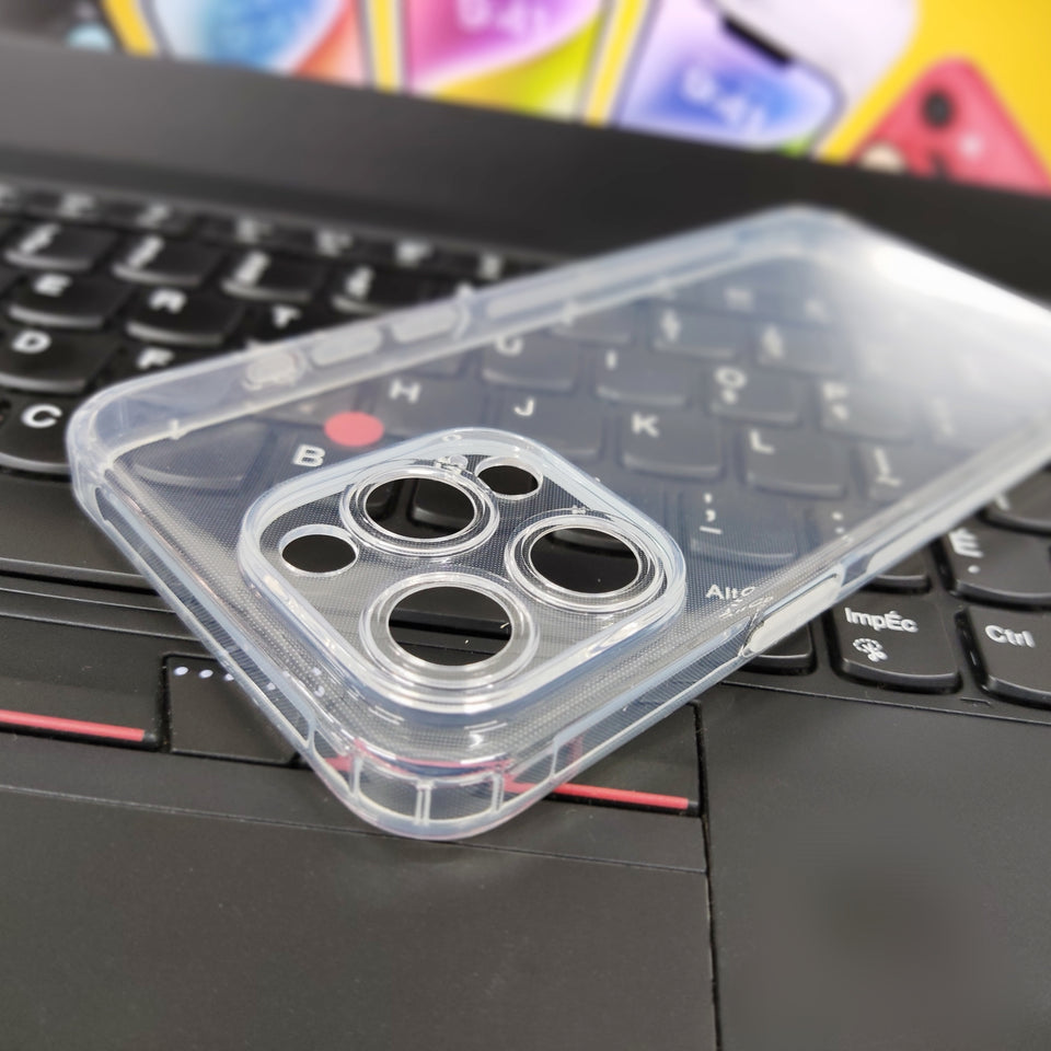 J-Case HD Transparent Back Cover (iPhone 15 Series)