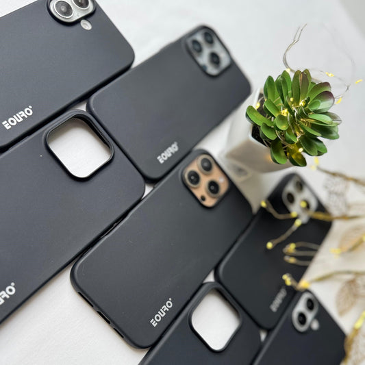 Matte Black Back Cover | Slim, Sleek & Strong Grip | XIAOMI REDMI