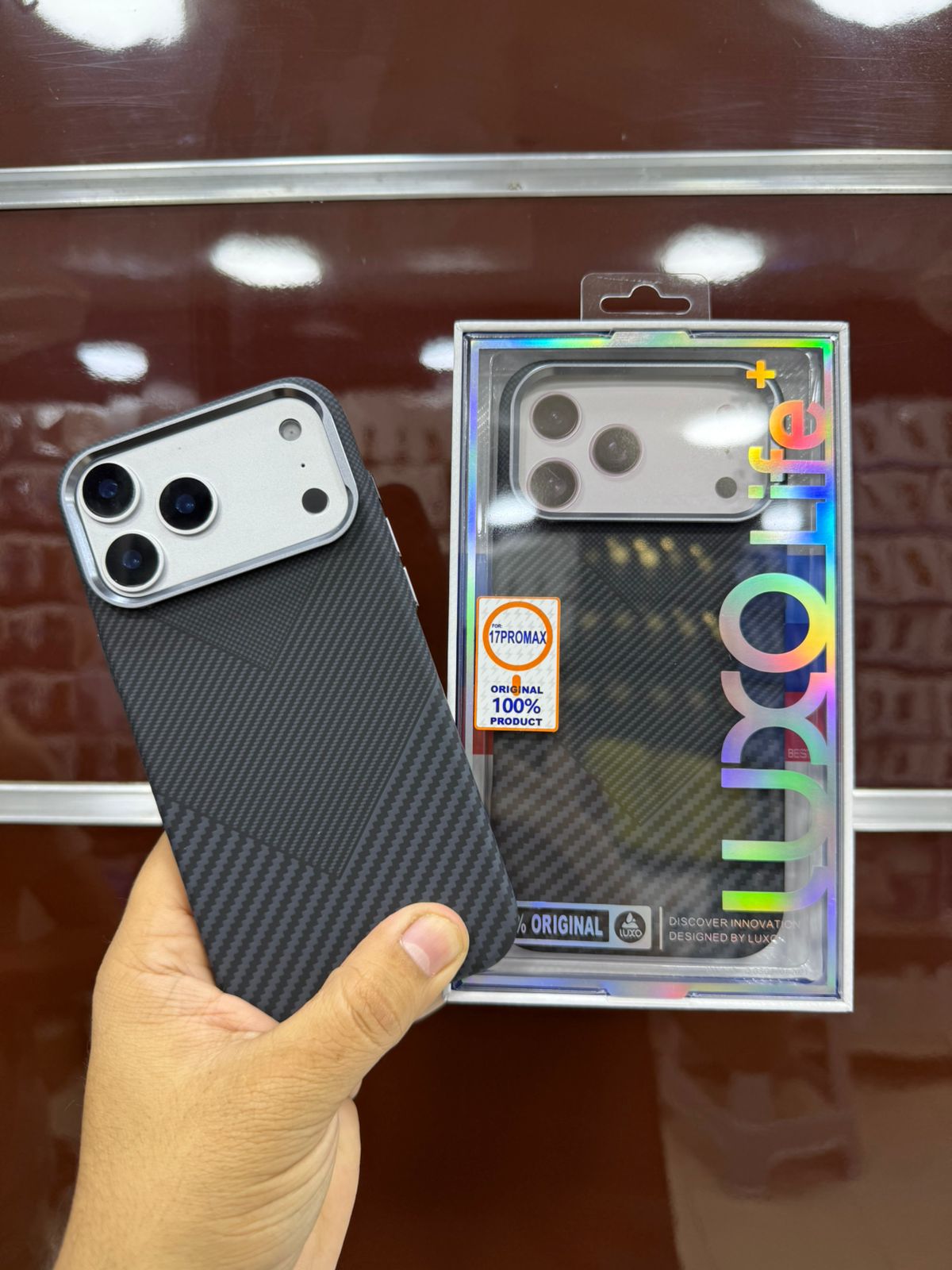LUXO Fabric Grip Case | For iPhone 17 Pro Max | (DS-ST)