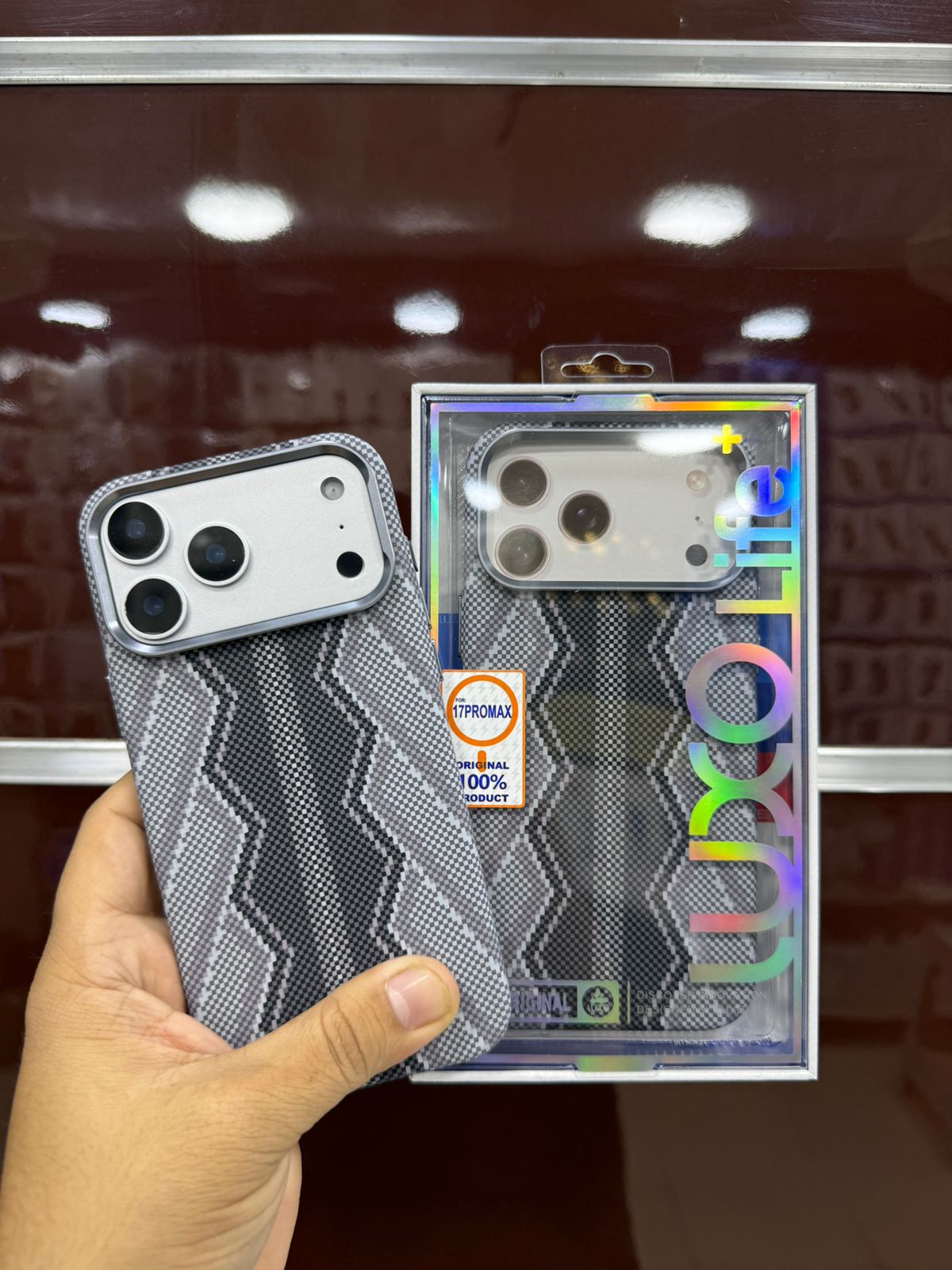 LUXO Fabric Grip Case | For iPhone 17 Pro Max | (DS-ST)