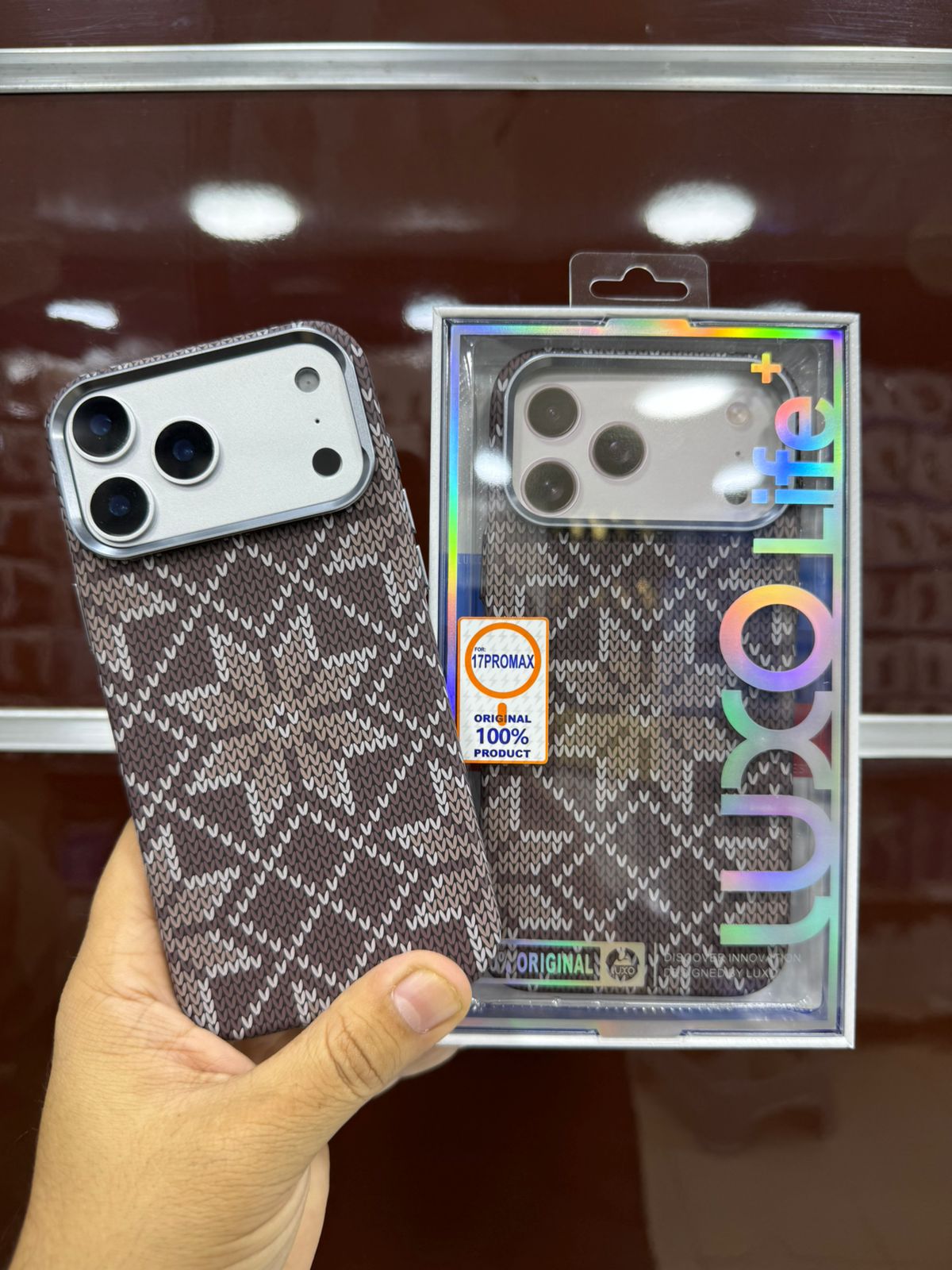 LUXO Fabric Grip Case | For iPhone 17 Pro Max | (DS-ST)