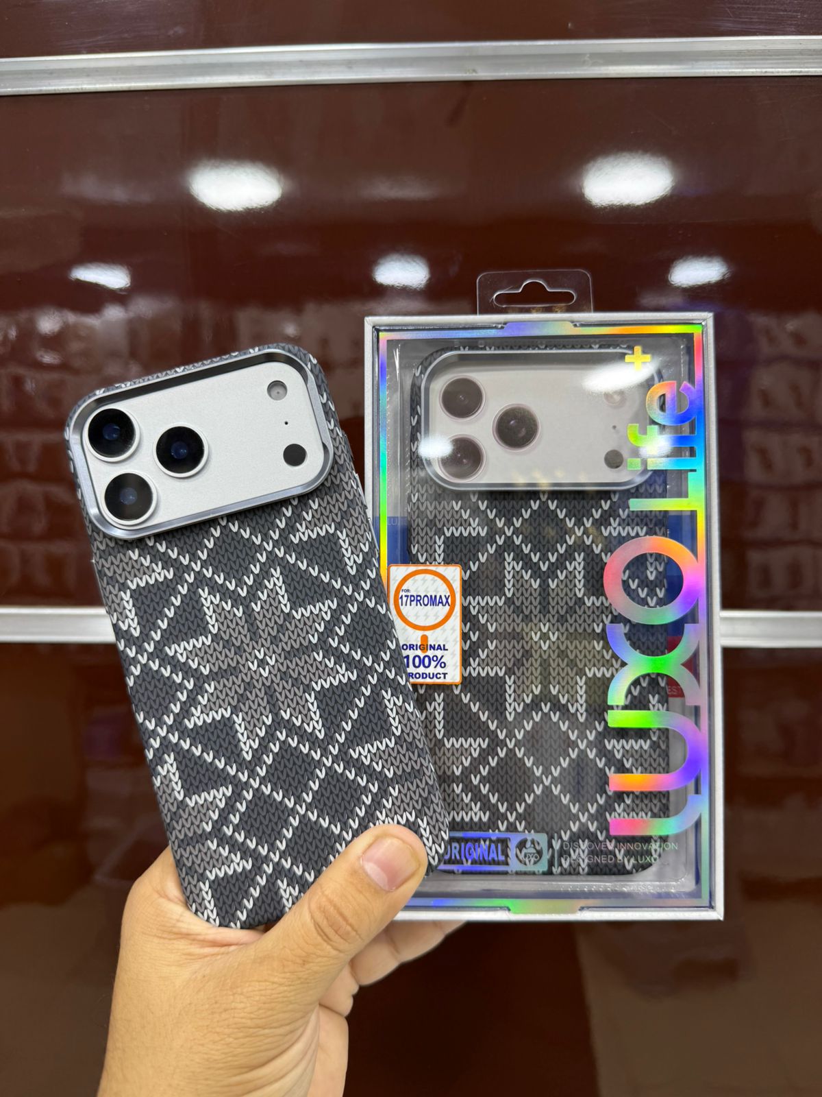 LUXO Fabric Grip Case | For iPhone 17 Pro Max | (DS-ST)