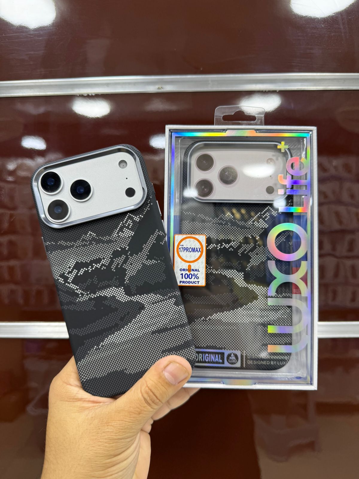 LUXO Fabric Grip Case | For iPhone 17 Pro Max | (DS-ST)