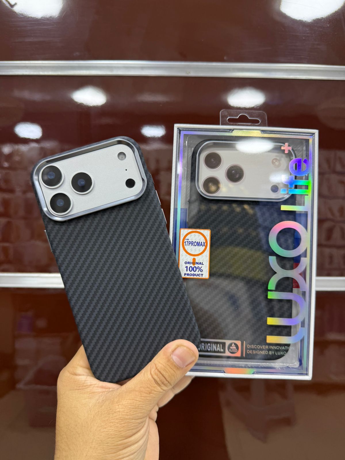 LUXO Fabric Grip Case | For iPhone 17 Pro Max | (DS-ST)