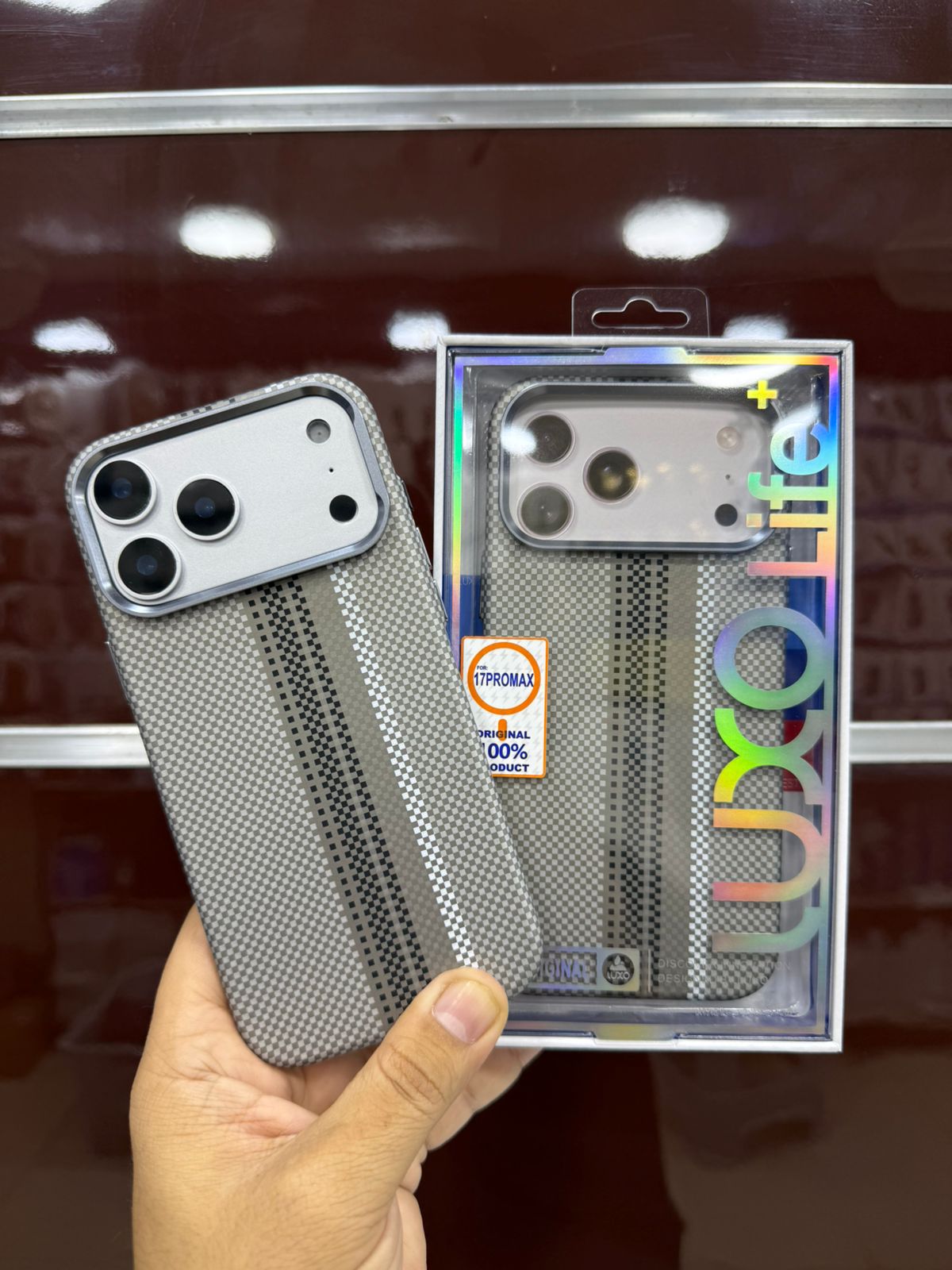 LUXO Fabric Grip Case | For iPhone 17 Pro Max | (DS-ST)