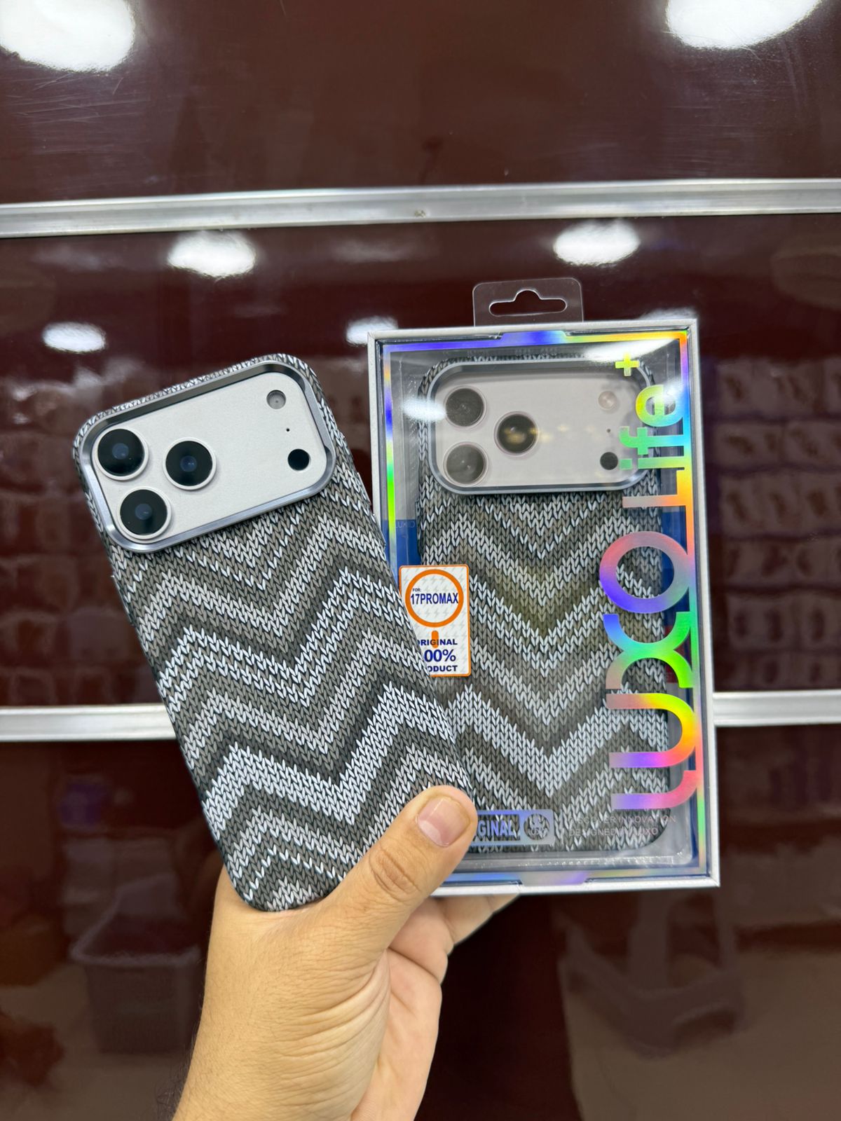 LUXO Fabric Grip Case | For iPhone 17 Pro Max | (DS-ST)