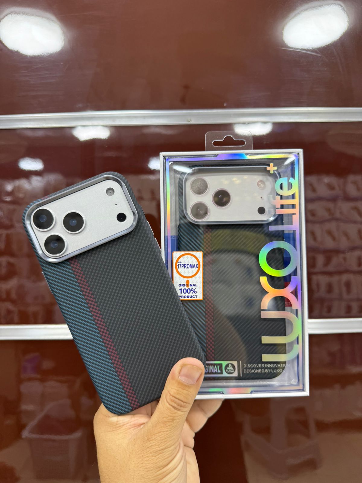 LUXO Fabric Grip Case | For iPhone 17 Pro Max | (DS-ST)