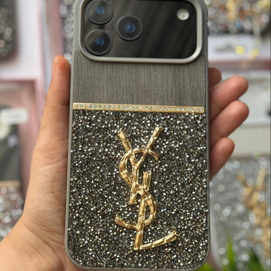 Luxe Sparkle Emblem Case | iPhone 17 Series