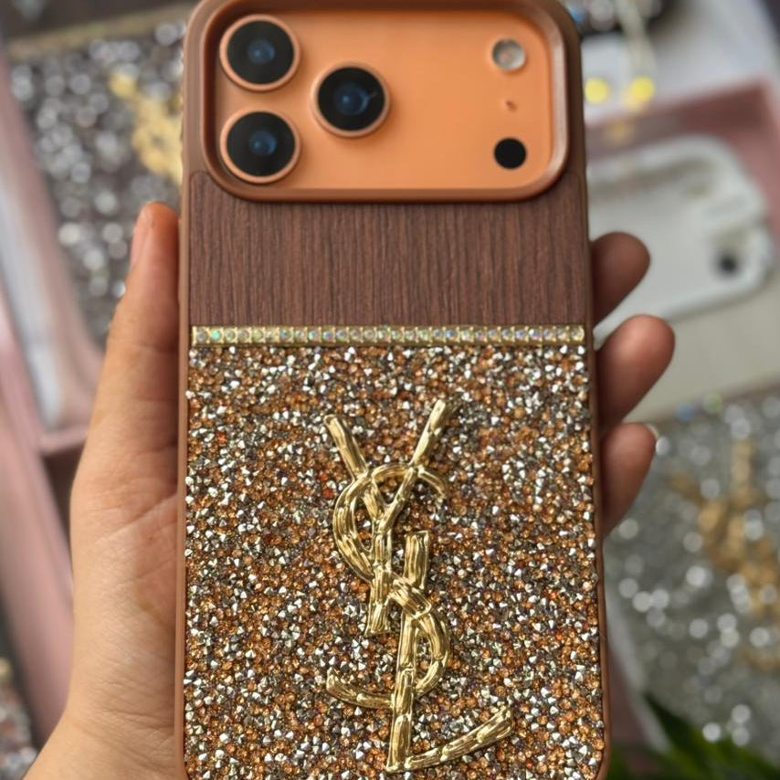 Luxe Sparkle Emblem Case | iPhone 17 Series
