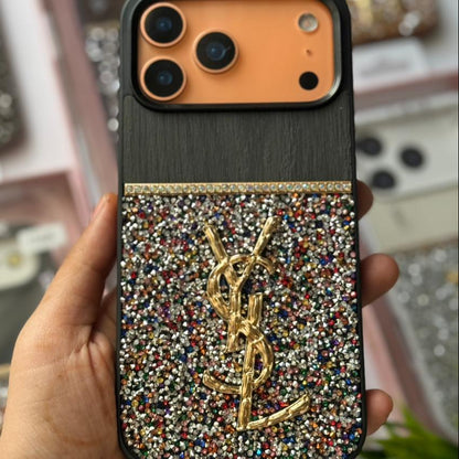 Luxe Sparkle Emblem Case | iPhone 17 Series